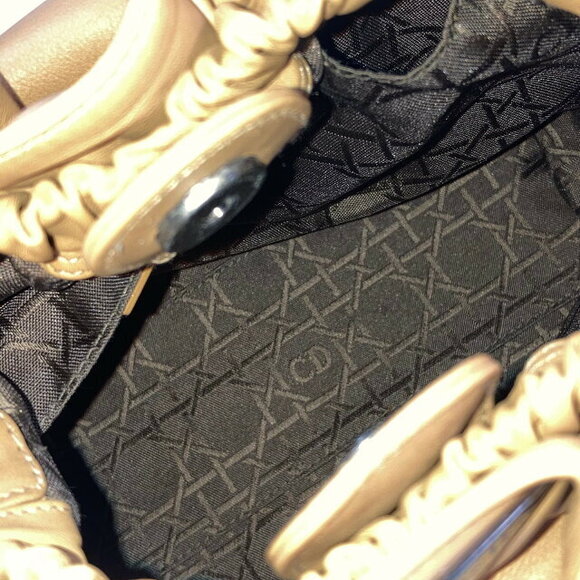 Dior handbag leather beige - Picture 4 of 10